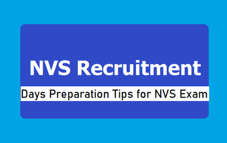 15 Days Preparation Tips for NVS 2019 Exam