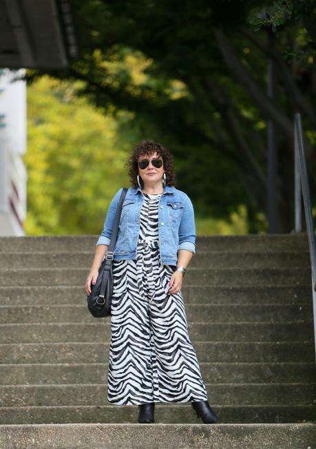 A Zebra Jumpsuit for Fall