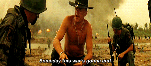 Image result for apocalypse now someday this war is going to end