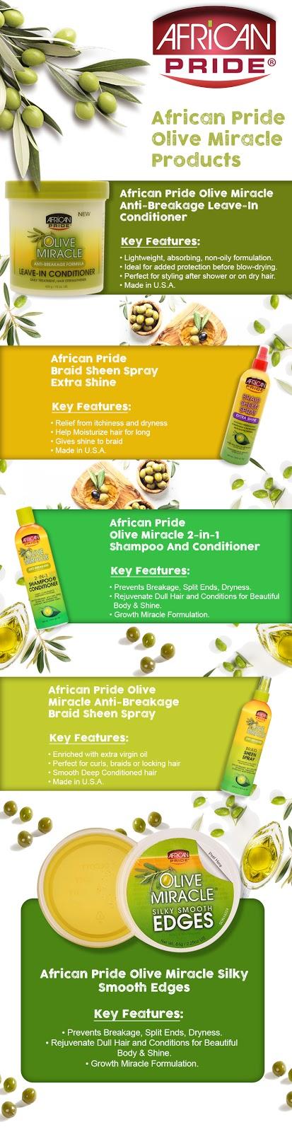 Key Benefits of African Pride Olive Miracle Products