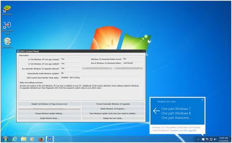 Use GWX Control Panel to Stop Windows 10 Upgrade