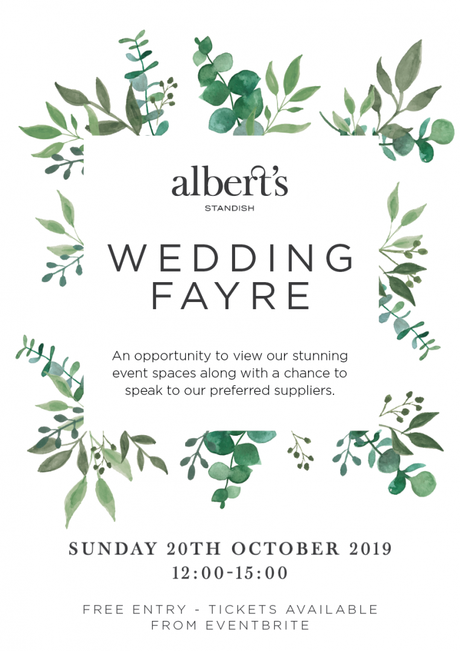 Alberts at Standish – Preferred Supplier Wedding Fayre