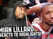 Damian Lillard Reacts Highlights!