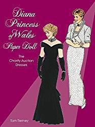 Image: Diana, Princess of Wales | Paper Doll: The Charity Auction Dresses (Dover Royal Paper Dolls), by Tom Tierney (Author). Publisher: Dover Publications (September 23, 1997)
