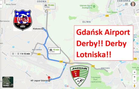Śmieszne Historie o Piłce Nożnej w Polsce: Jaguar II Gdańsk 9-0 UKS Klukowo, Watching The Airport Derby in Gdańsk The Gdańsk Airport Derby! Derby Lotniska! Jaguar Gdańsk II v. UKS Klukowo