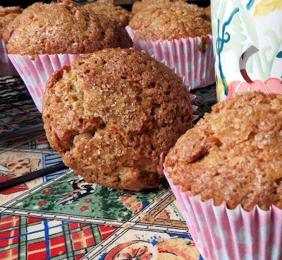 Crunchy Topped Maple Walnut Oatmeal Muffins