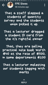 FPE NEWS: Why SIWES May Not Graduate This Year