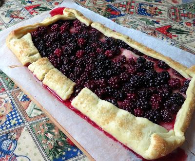 Easy Blackberry Galette