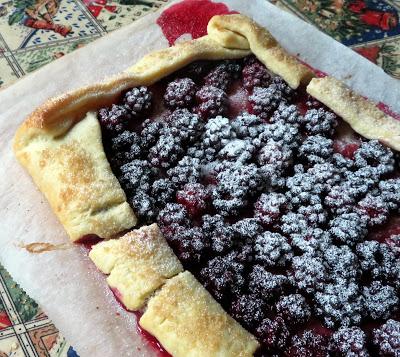 Easy Blackberry Galette