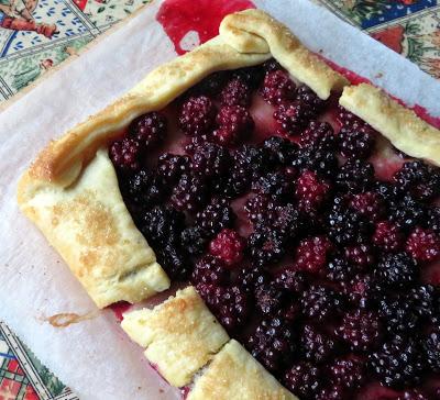 Easy Blackberry Galette