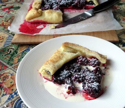 Easy Blackberry Galette