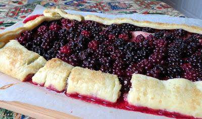 Easy Blackberry Galette