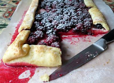 Easy Blackberry Galette