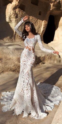  katherine joyce wedding dresses fit and flare with long sleeves romantic 2020