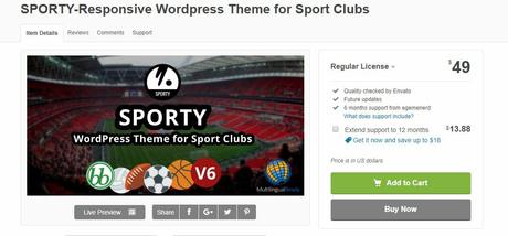 WordPress Sports Themes