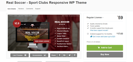 WordPress Sports Themes