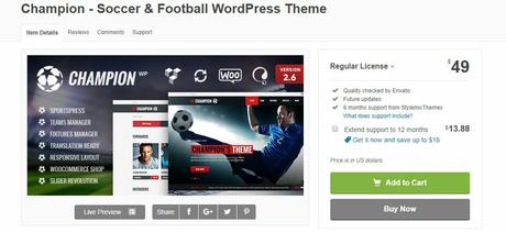 WordPress Sports Themes