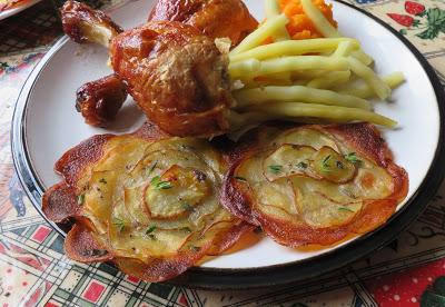 Crispy Herbed Potato Rosettes