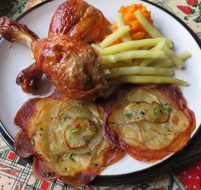 Crispy Herbed Potato Rosettes