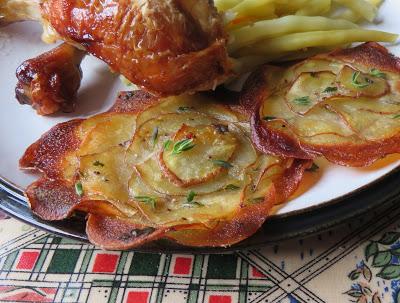 Crispy Herbed Potato Rosettes