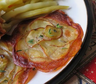 Crispy Herbed Potato Rosettes