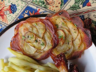 Crispy Herbed Potato Rosettes