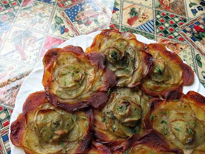 Crispy Herbed Potato Rosettes