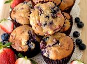 Sugar Moist Strawberry Blueberry Banana Muffins Fuss Free, Dairy Free Amazingly YUMMY!!! HIGHLY RECOMMENDED!