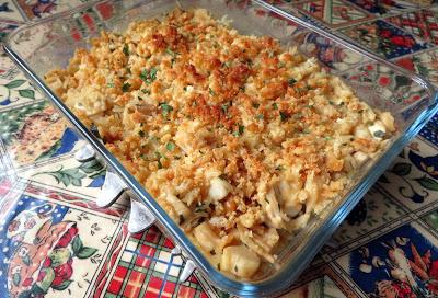 Garlic Cheddar Chicken & Rice Bake 