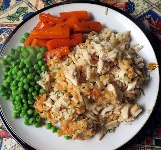 Garlic Cheddar Chicken & Rice Bake