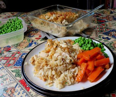 Garlic Cheddar Chicken & Rice Bake 