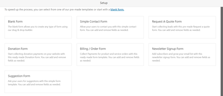 form templates