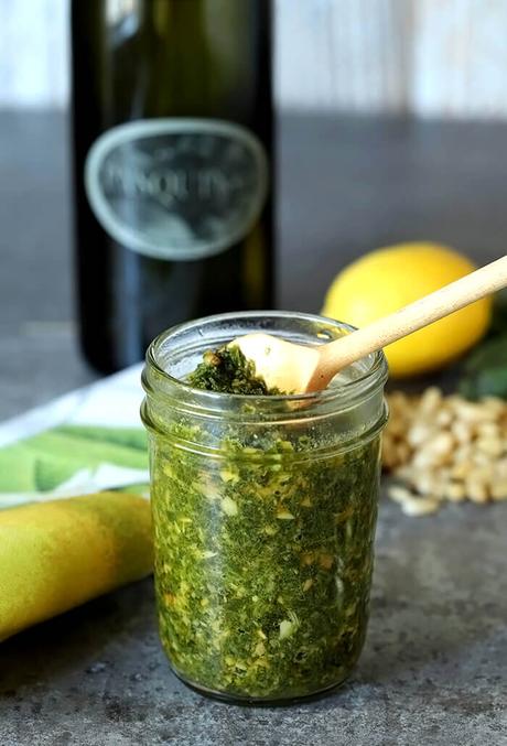 Italian Basil Pesto with Pine Nuts