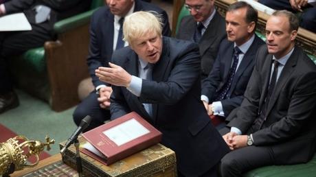 His Brexit plans in crisis, Johnson pushes for new elections