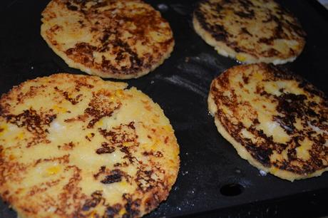 Colombian Arepas de Choclo (Griddled Sweet Corn Cakes)