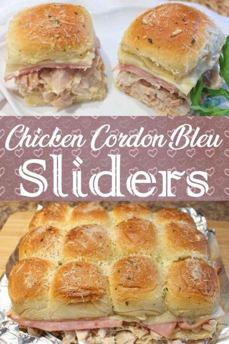 Chicken Cordon Bleu Sliders Chicken Cordon Bleu Sliders