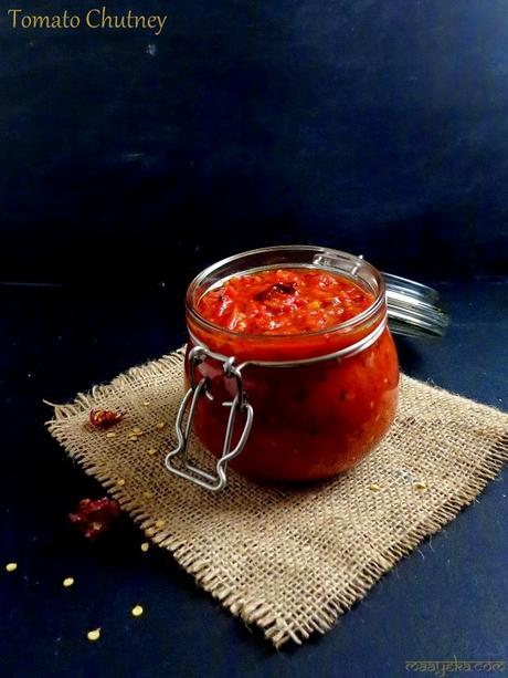 Tangy Tomato Chutney, Tomato Thokku Recipe