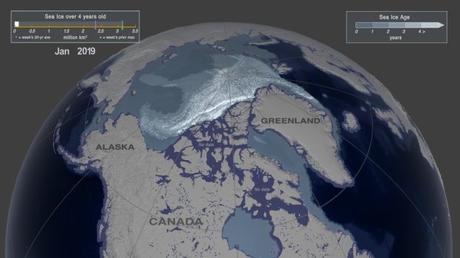 NASA visualization shows devastating decline in Arctic ice over past 35 years