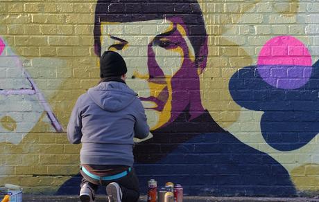 Image: Graffiti Spock Leonard Nimoy Star Trek Enterprise, by Chräcker Heller on Pixabay