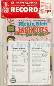 Harvey record and comics bagged set Dec 1972 Richie Rich side