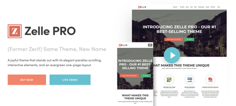 Zelle Pro - ThemeIsle WordPress Theme