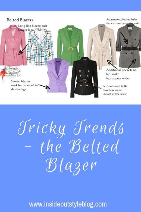 Tricky Trends – the Belted Blazer