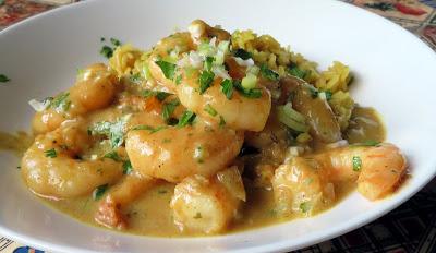 Curry Coconut King Prawns