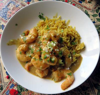 Curry Coconut King Prawns