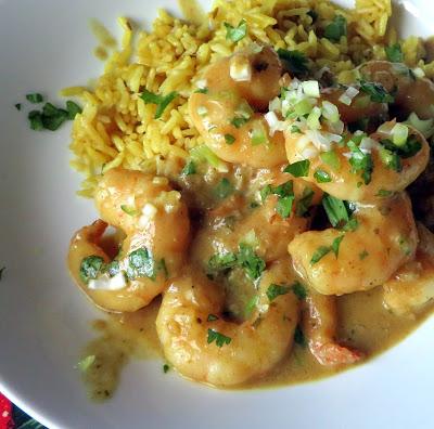 Curry Coconut King Prawns