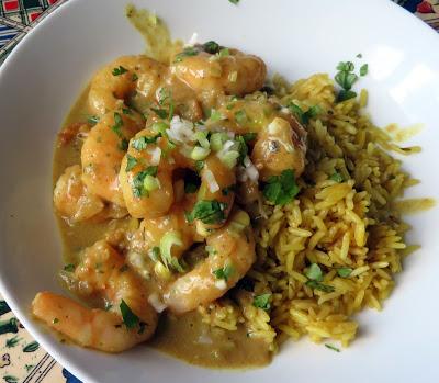 Curry Coconut King Prawns