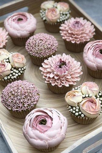 chocolate wedding cupcake pastel cupcakes flowers