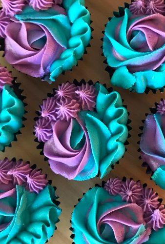 chocolate wedding cupcake blue violet cupcakes thecupcakemumma