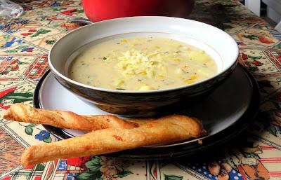 Cheddar & Corn Chowder