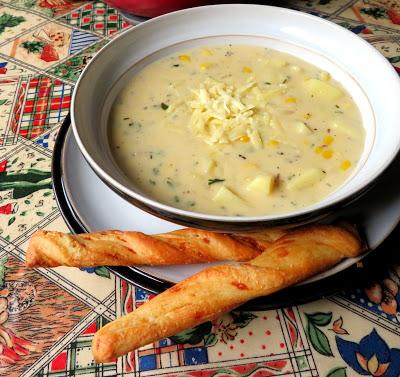 Cheddar & Corn Chowder